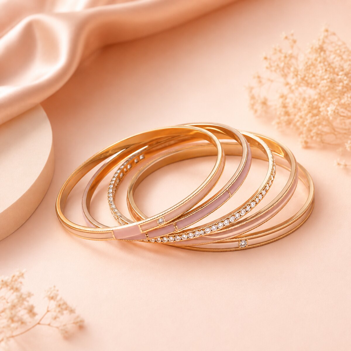 Saanvi Wedding Red & Gold Set